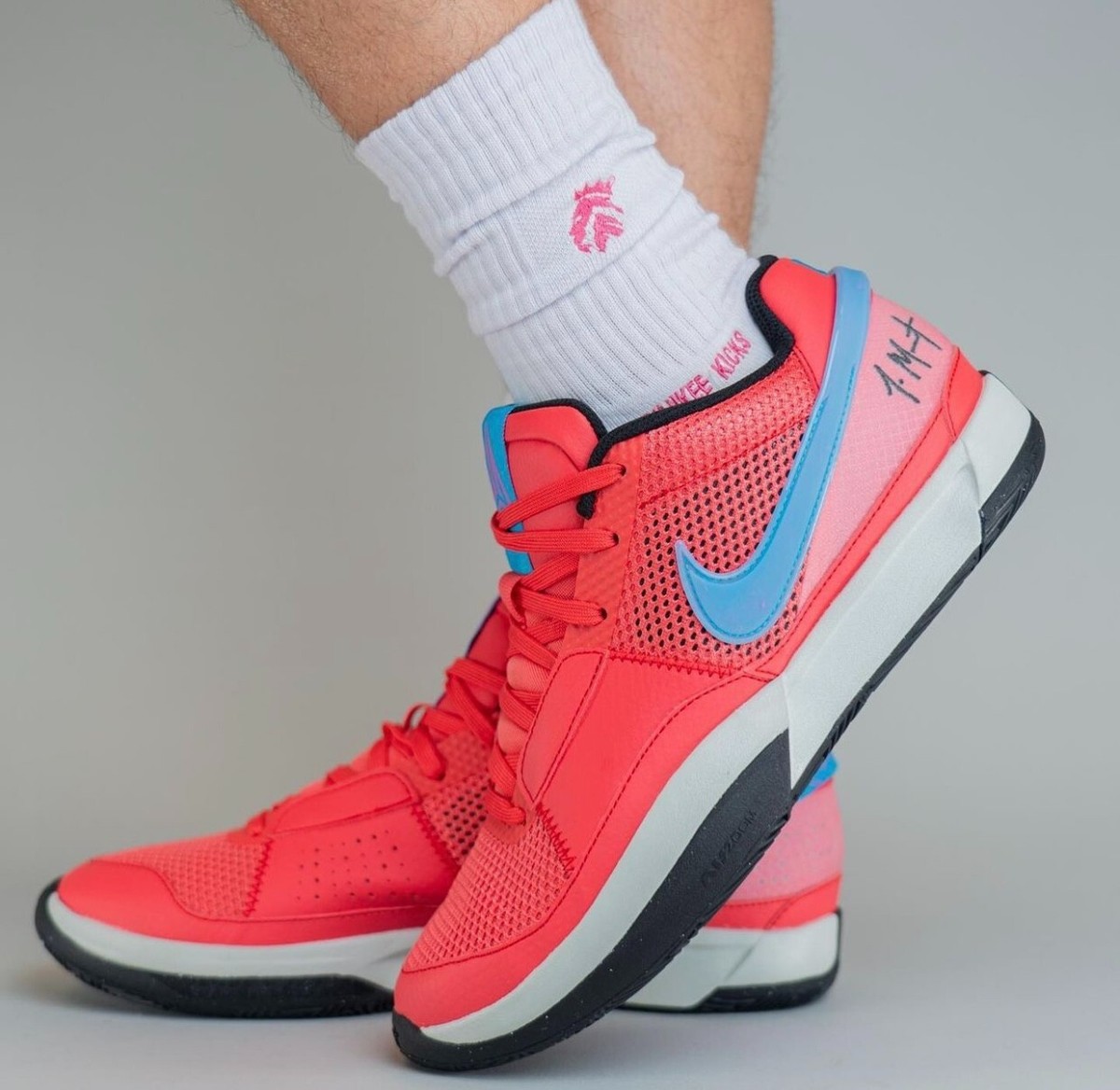 NIKE - NIKE Ja1 エンバーグロウ 28cm Nike Ja 1 EMBER Glow Blue Morant Basketball Shoes Men's 13