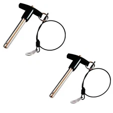 Stainless Steel 304 T Handle Lock Pins Push-Button Quick Release Pin Pin Dia ...