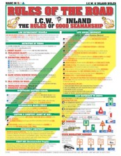 Nautical Navigation Rules 2- Waterproof Quick Reference Guide