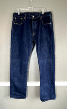 Levi's 501 Red Tab Men's Size 38 x 34 Button Fly Blue Jeans