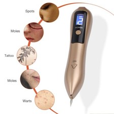 White/Gold Wart Freckle Removal Fibroblast Plasma Pen Sweep Dark Spot US Stock