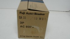 Fuji Electric SA33/10 WQ1 auto breaker 10 amp 3 pole with lock new