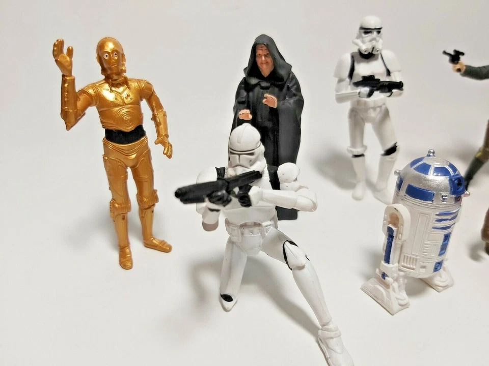 2007 LFL StarWars фигурка C 3PO принцы Лея королева Амидала Хан Соло лот 10 - Изображение 4 из 4