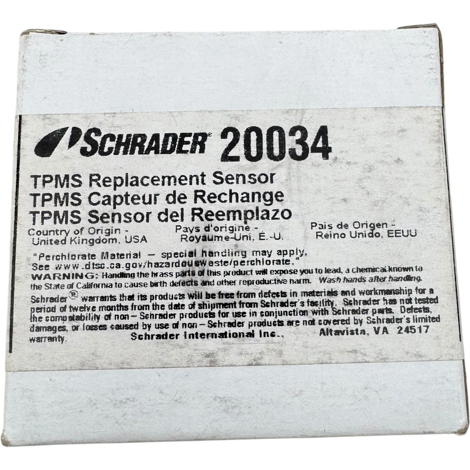 Sensor TPMS 20034 PARA Mitsubishi Eclipse-Montero-Galant-Endeavor LOTE DE 4 Foto 2 de 4