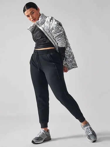 Athleta Black Altitude Polartec Jogger 