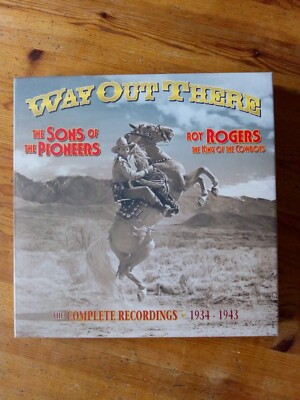 CD BOX WAY OUT THERE - THE SONS OF THE PIONEERS ROY ROGERS 1934 1943