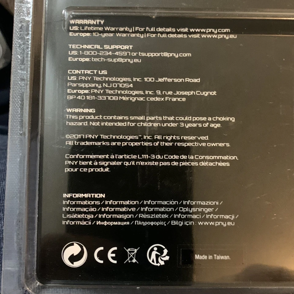 PNY Memory Sticks  DDR3|16GB|2x8GB 1600MHz | CL11 | 1.35V New Unopened - Image 3 of 4