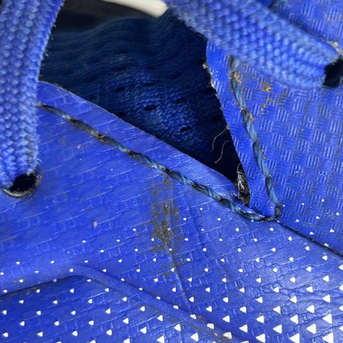 Under Armour Mens Highlight Football Cleats High Top Blue/White **READ** - Picture 12 of 15