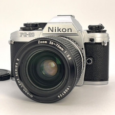 Nikon FG-20 SLR Film Camera / MF Lens Series E Zoom 36-72mm 1:3.5 Excellent 5