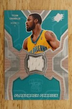 2007-08 SPx Flashback Fabrics Tyson Chandler FF-TC Jersey Relic Basketball Card