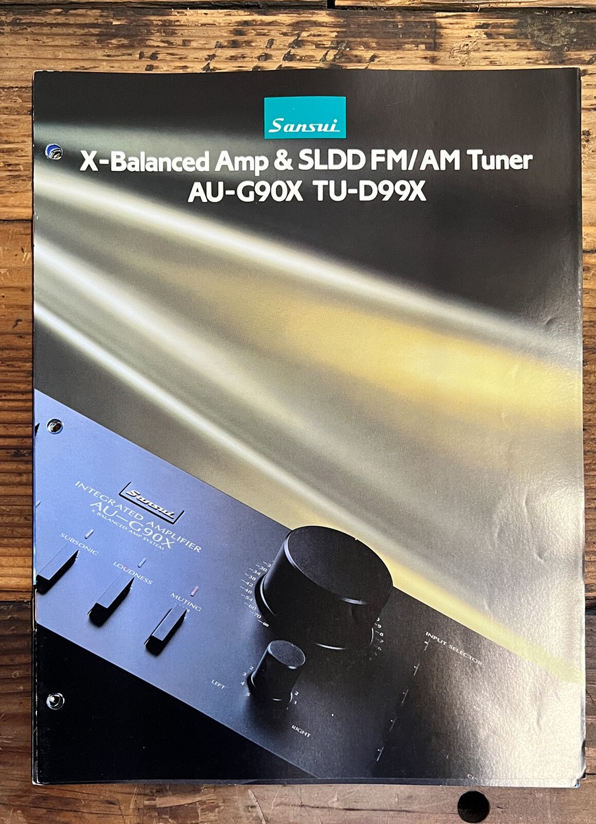 Sansui AU-G90X TU-D99X 9pg Dealer Brochure *Original* | eBay