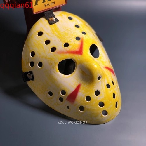 Jason Voorhees Friday The 13th Horror Mask Party Hockey Halloween Cosplay Prop - Picture 5 of 19