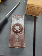 3 P&S Pass & Seymour SURFEX Bakelite Vintage junction box surface mount 