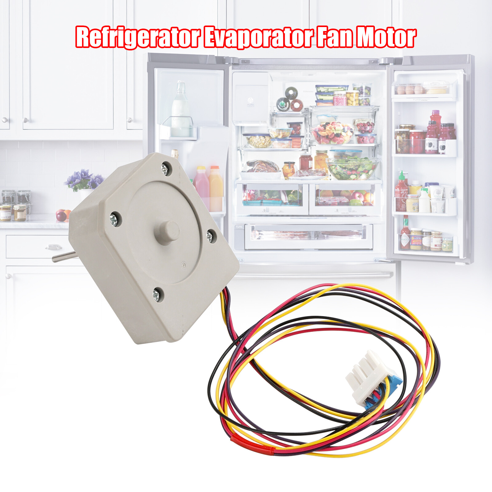 DC 12V Refrigerator Evaporator Cooling Fan Motor Replacement For LG EAU63103001#