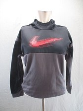 NIKE DRI-FIT Size L Boys Multicolor Flat Front Fleece Lined Athletic Hoodie 828