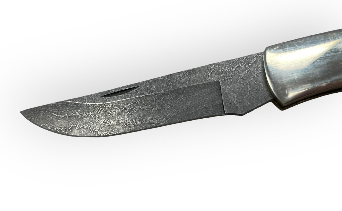 Bear & Son MGC Damascus Stag Folding Pocket-Knife | eBay Bear & Son MGC Damascus Stag Folding Pocket-Knife | eBay