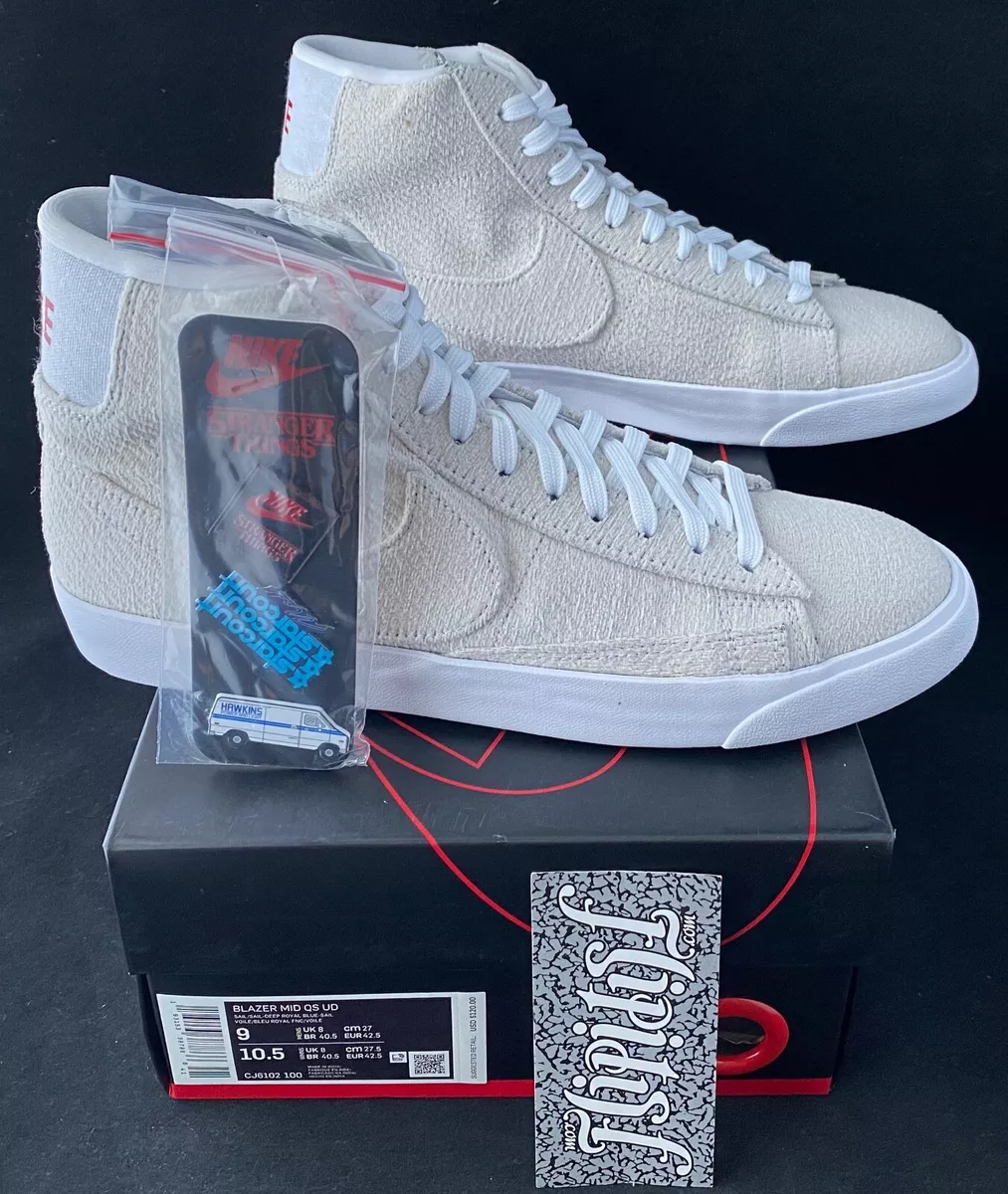 VTG NEW NIKE STRANGER THINGS BLAZER MID QS UD UPSIDE DOWN SUPREME