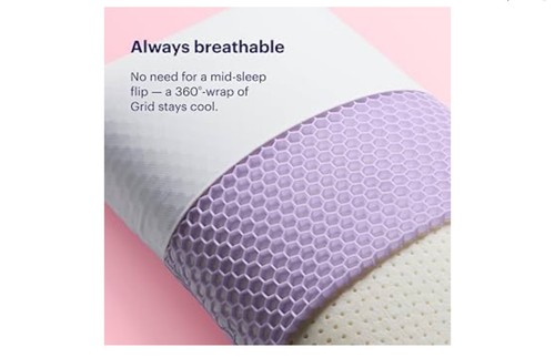 Purple Harmony Pillow - The Greatest Pillow Ever Invented,Standard, LOW OpenBox - Picture 3 of 4