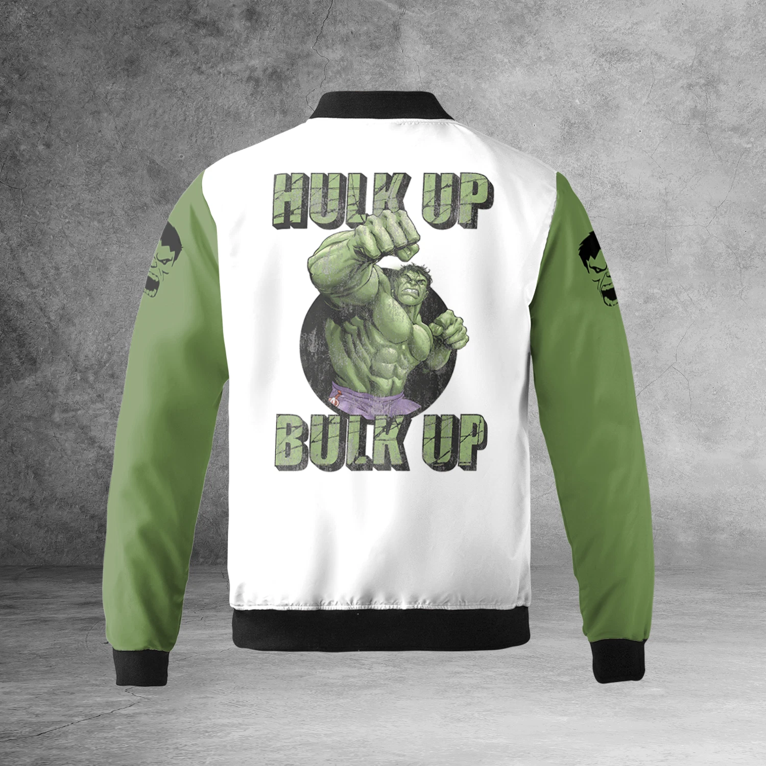 Hulk Up Bulk Up Men's The Incredible Hulk Bomber Jacket
