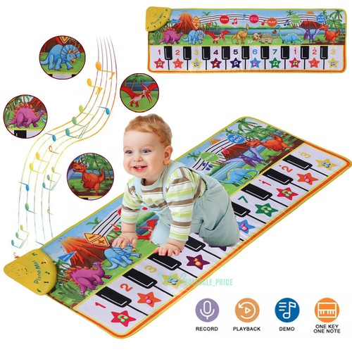 Kids Musical Piano Mats with Music Sounds Musical Toys Baby Floor Piano Keyboard
