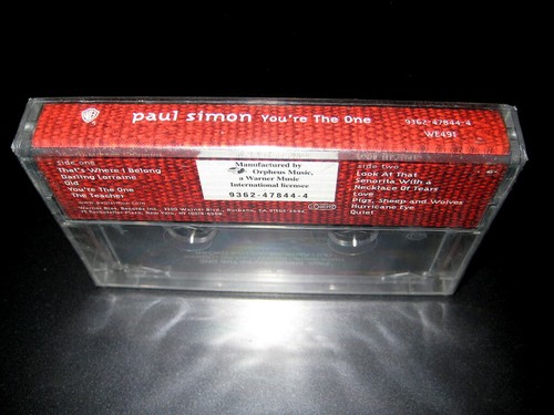 PAUL SIMON You're the One Made in Bulgaria Tape Bulgarian Edition 1996 New RARE - Picture 2 of 5