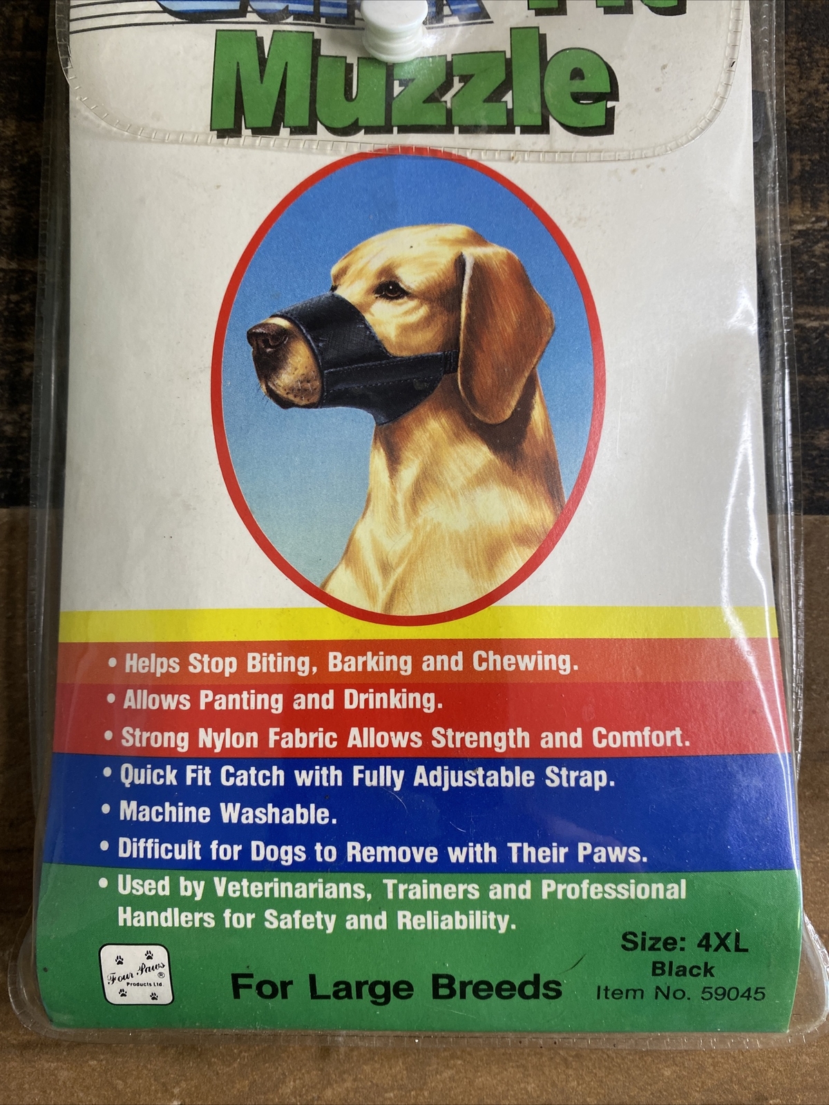 dog muzzle large breed