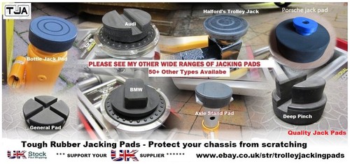 Floor Jack Pad 2 Ton Trolley Jack Pad Pad 38mm Dia Saddle Pad Jacking Rubber x - Picture 7 of 12