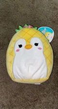 Squishmallows 7.5" PIPER Penguin in Pineapple costume NWT kellytoy