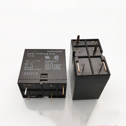 2 Pcs) Electromagnetic Relay G4W 1112P US TV8 12V 15A 4 Pin Plug In Relay - Foto 4