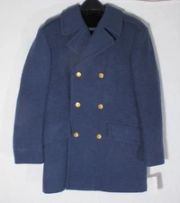 Heavy Wool US Issue Reefer Coat Weintraub, Waterbury Buttons, Pea Coat Citadel