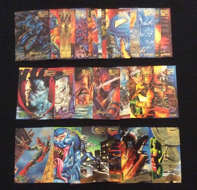 1995 MARVEL MASTERPIECES EMOTION GOLD SIGNATURE CARD SINGLES YOU CHOOSE CARDS
