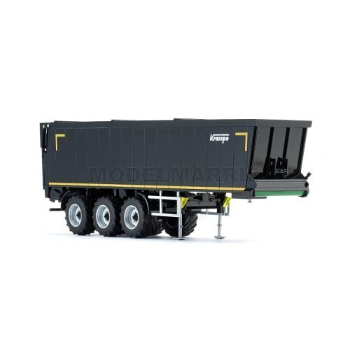 WIKING 7659 Semirimorchio ribaltabile Krampe SB II 30/1070 Nero - 1:32