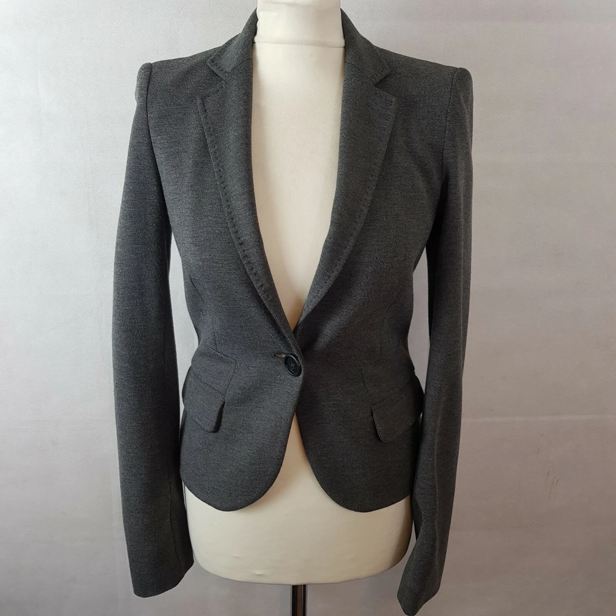 Grey smart top jacket womens