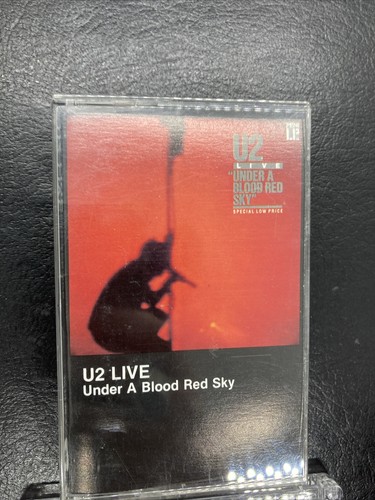 U2 Live Under A Blood Red Sky Audio Cassette Used Good Used Condition - Picture 2 of 10