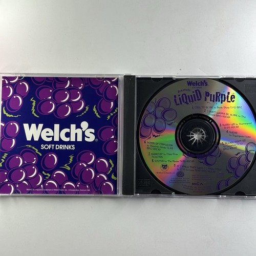 Welch's Liquid Purple CD 1996 - Various MCA Artists Promo Disk - Picture 3 of 6