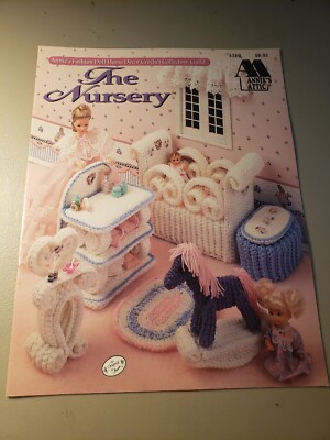 Annie's Attic Crochet Leaflet #538B, THE NURSERY, Fashion Doll Barbie
