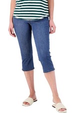 NYDJ Curves 360 Slim Straight Capri Jeans Caliente