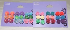 Flower Theme Earrings Stud 18 Pair Claire's Sensitive Solutions