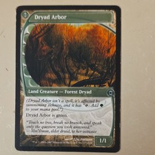 Wizards Magic: The Gathering Dryad Arbor The List Uncommon Land Green
