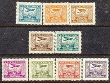 POLAND-1925 -FI # 216-24 , SC # C1-C9.-MLH