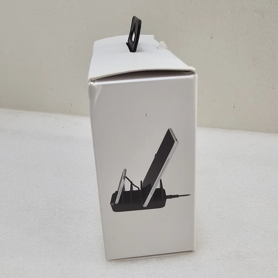 Bandeja de alimentación AT&T concentrador de carga USB de 5 puertos Qualcomm carga rápida 2.0 caja abierta Foto 2 de 4