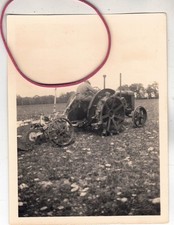 PHOTO FOTO TRAKTOR SCHLEPPER FORDSON MIT PFLUG