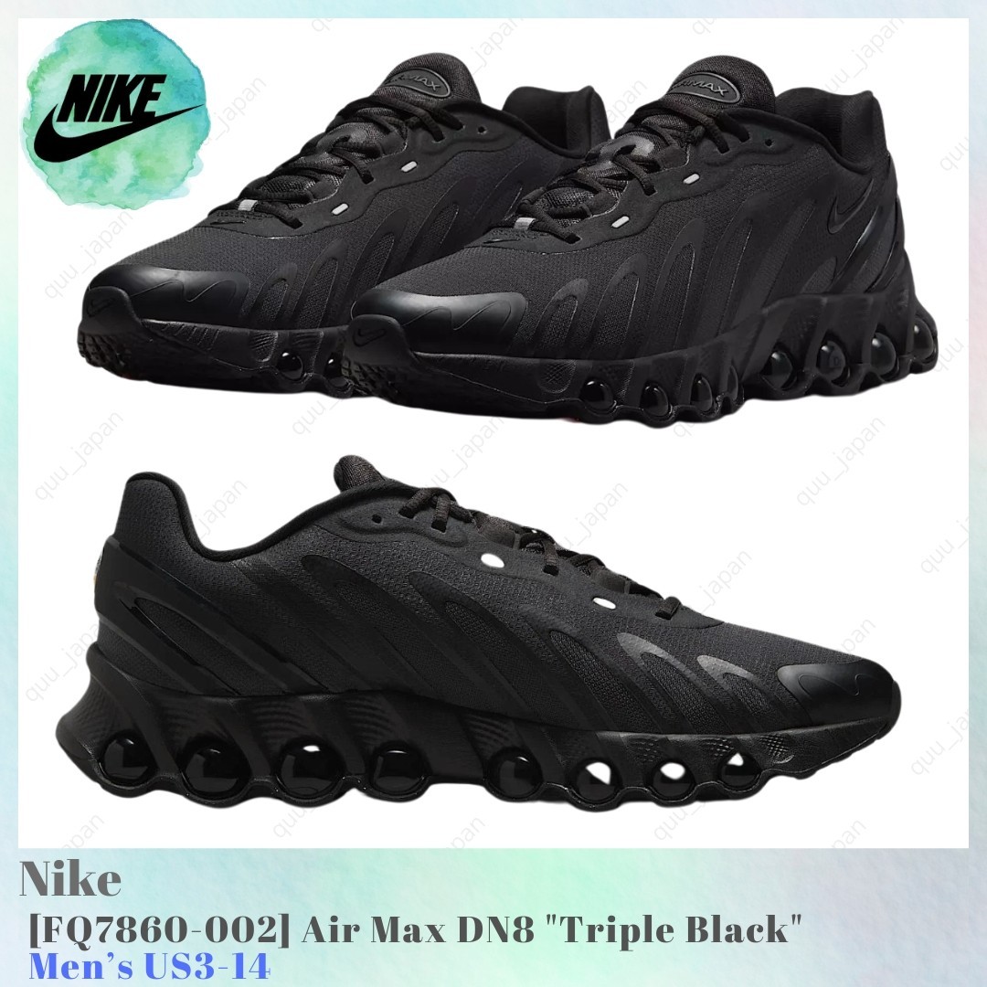 Nike Air Max DN8 Triple Black FQ7860-002 Men display picture 1
