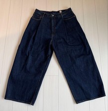 Levis wide pleat crop wide denim pants