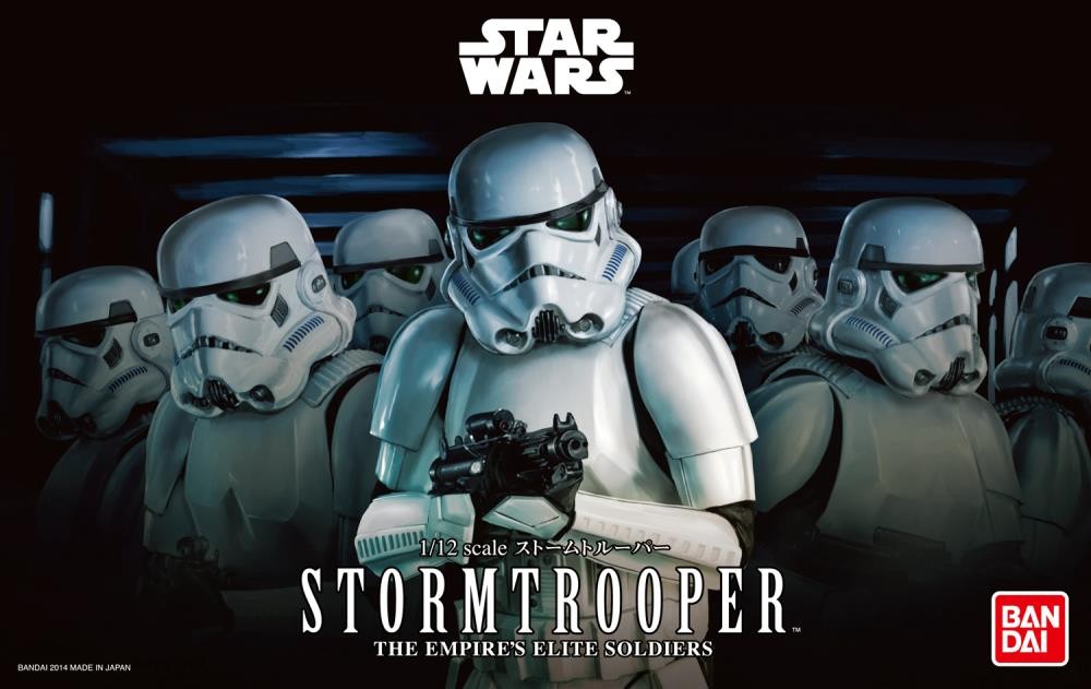 Bandai Hobby Star Wars Stormtrooper 1/12 Scale Action Figure Model Kit USA