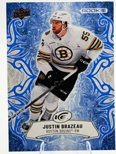 Justin Brazeau Rookie RC 2024-25 Upper Deck Ice #105 Boston Bruins