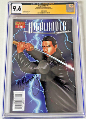 Highlander #11 CGC 9.6 Authentic Autograph By Alecia Rodriguez 2006 Dynamite