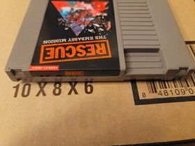 Rescue: The Embassy Mission (Nintendo NES, 1990) Box Gioco Manuale Poster - Testato