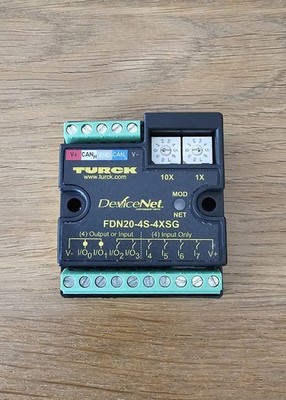 Turck FDN20-4S-4XSG Compact I/O Station DeviceNet Kompakte E/A-Station NEW