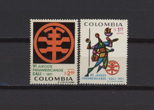 S55054 COLOMBIE 1971 MNH** Jeux Panaméricains 2V